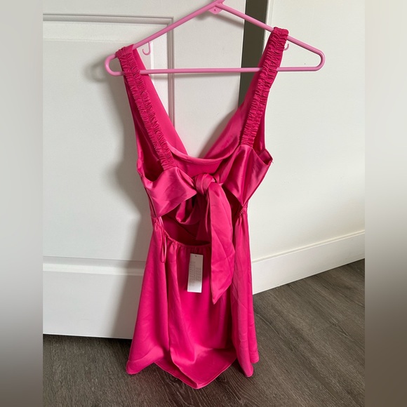 NWT Urban Outfitters Hot Pink Dress - Picture 2 of 10